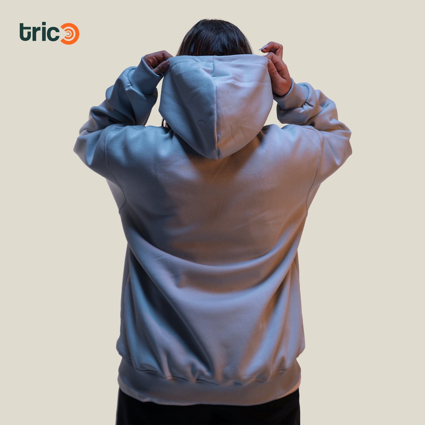 Oversize Hoodie - Baby Blue