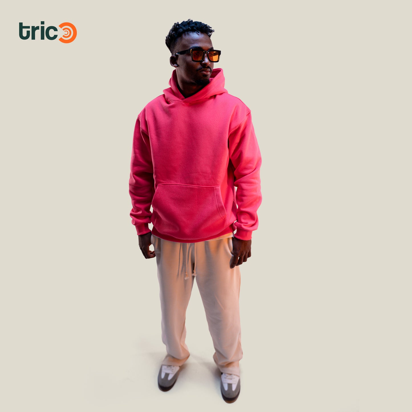 Oversize Hoodie - Fuchsia