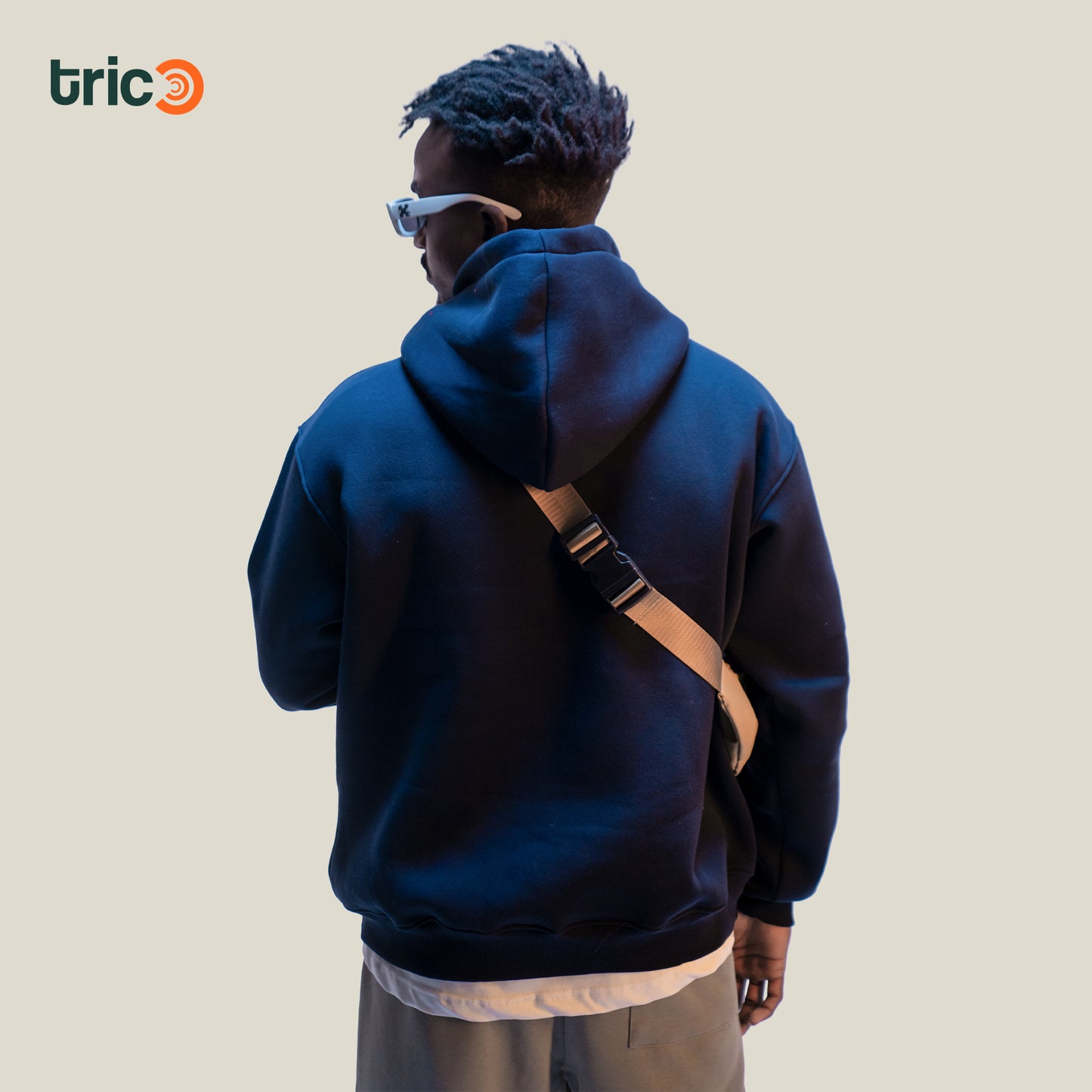 Oversize Hoodie - Navy Blue