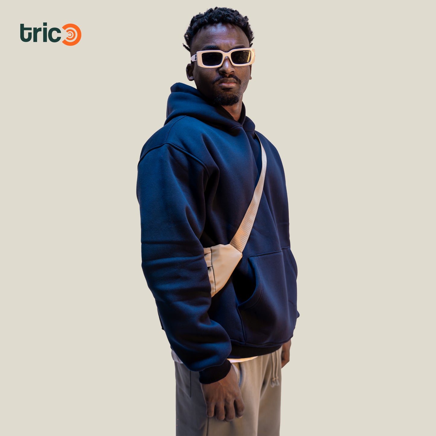 Oversize Hoodie - Navy Blue