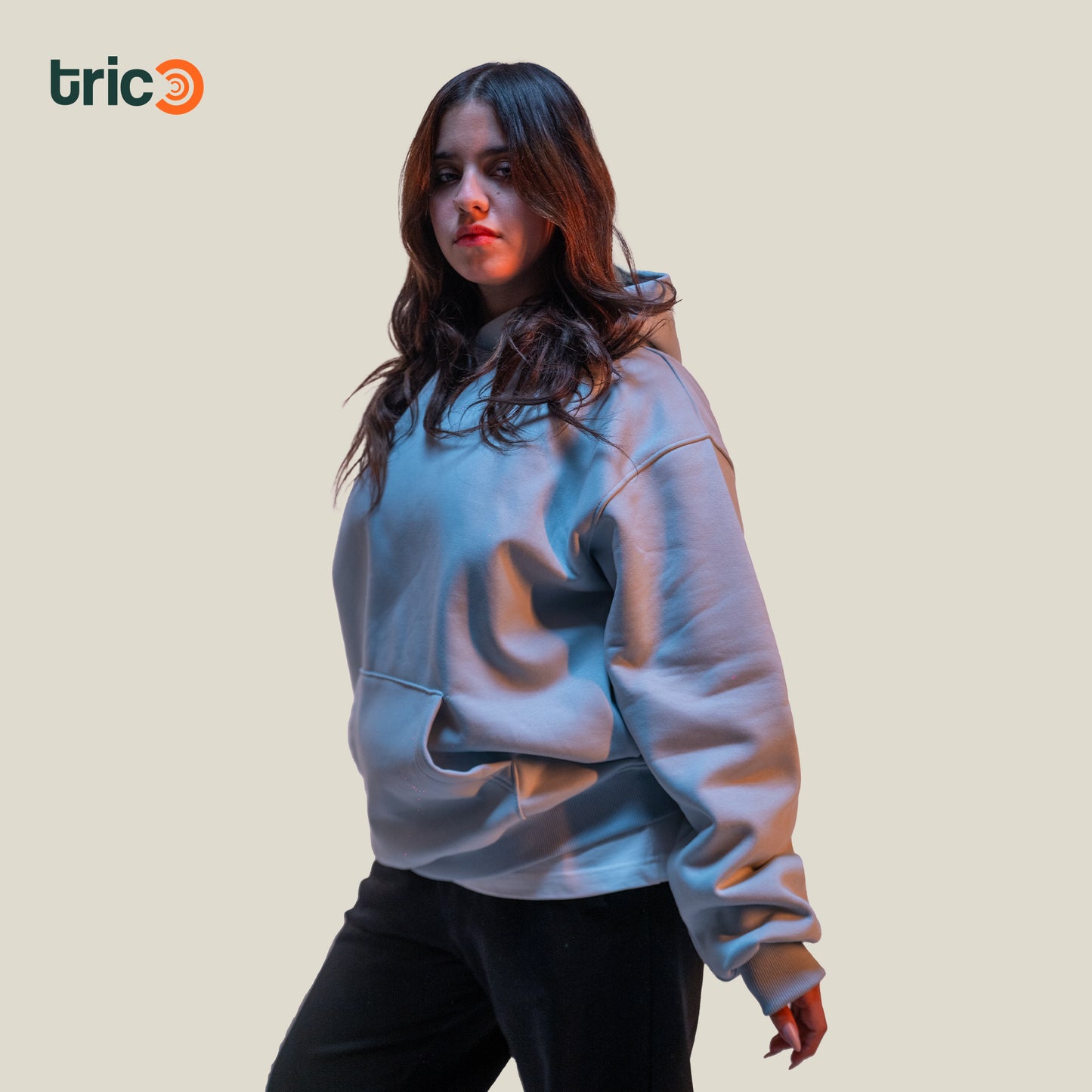 Oversize Hoodie - Baby Blue