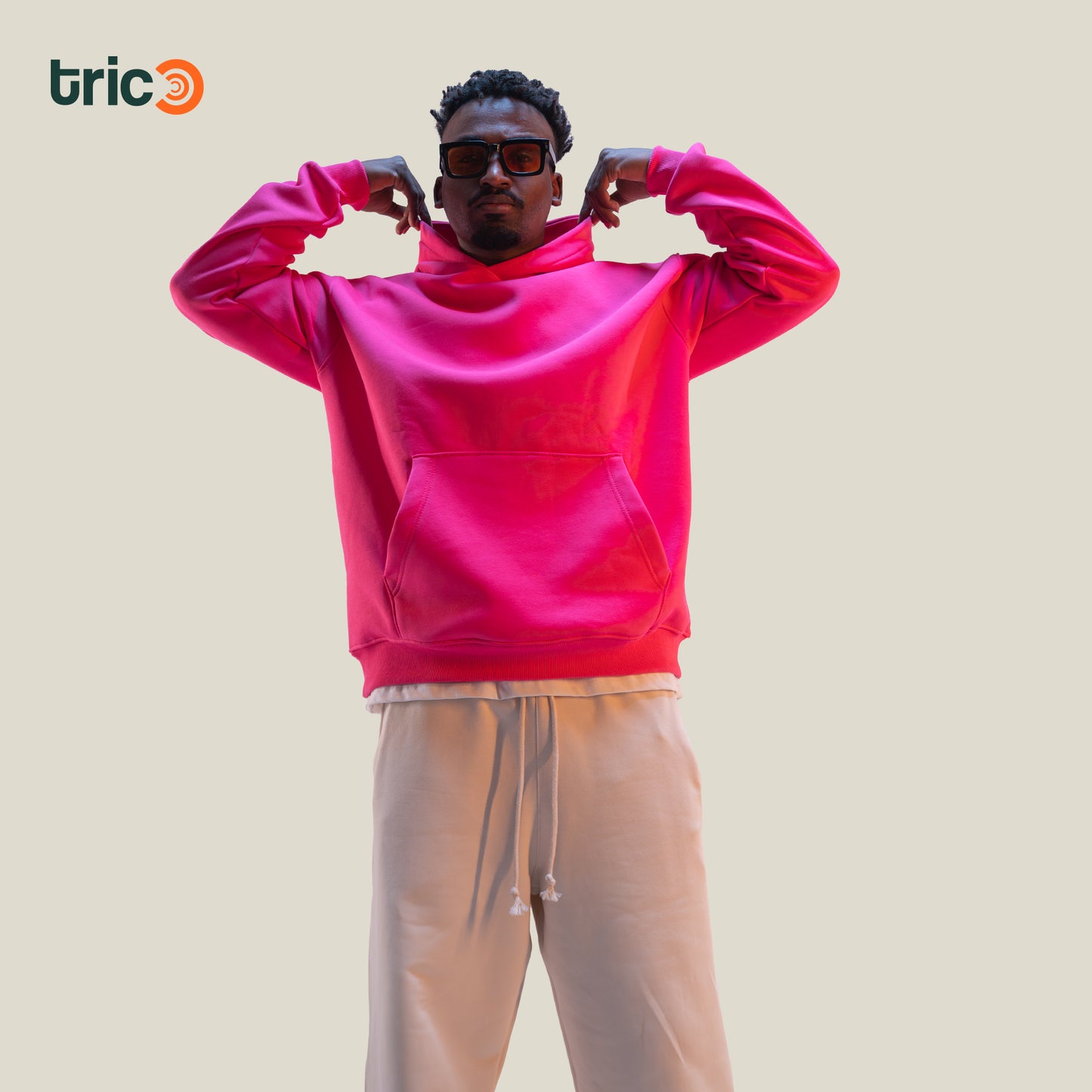Oversize Hoodie - Fuchsia