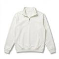 Sweater Half Zipper - White