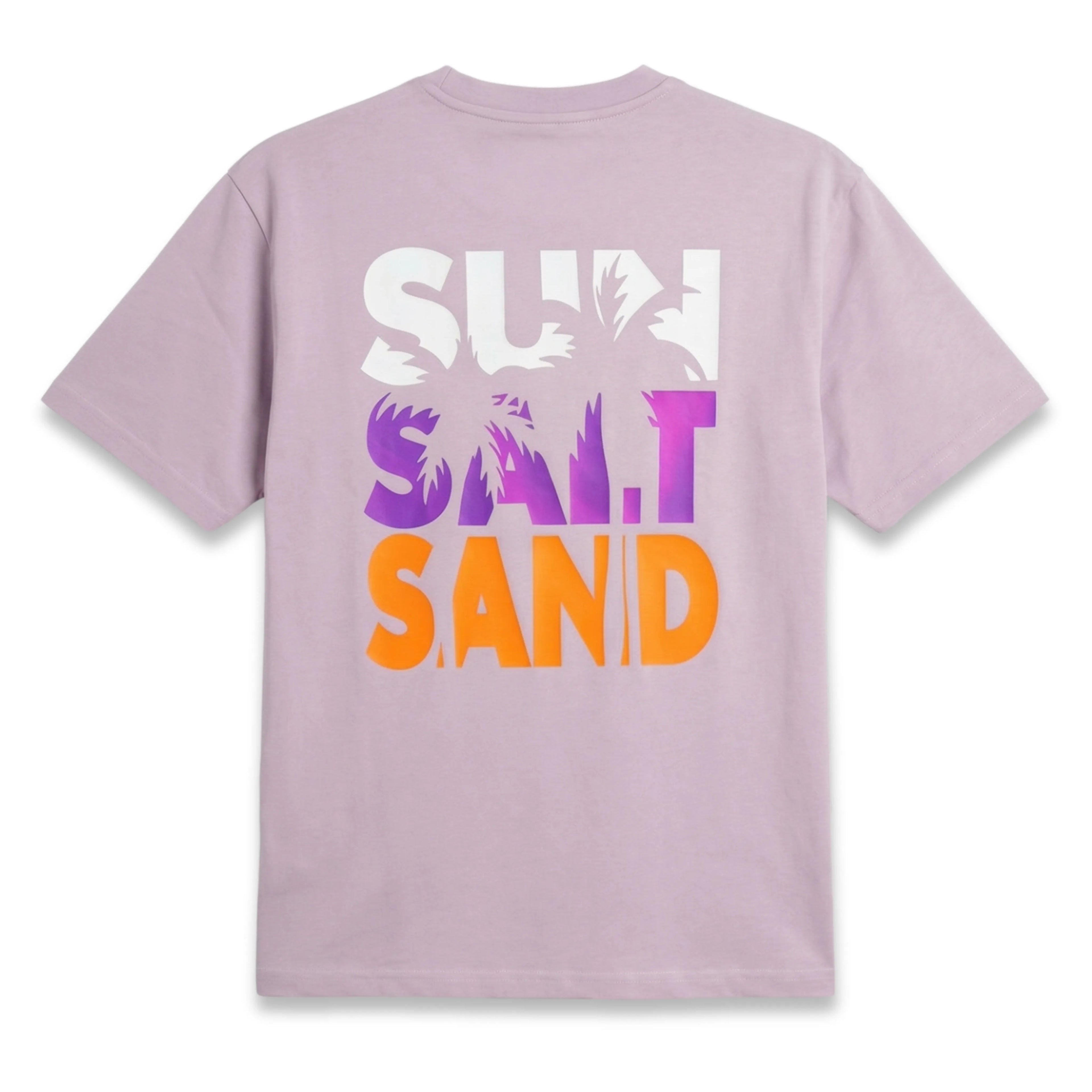Sun - Oversize Printed Tee - Purple