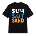 Sun - Oversize Printed Tee - Black
