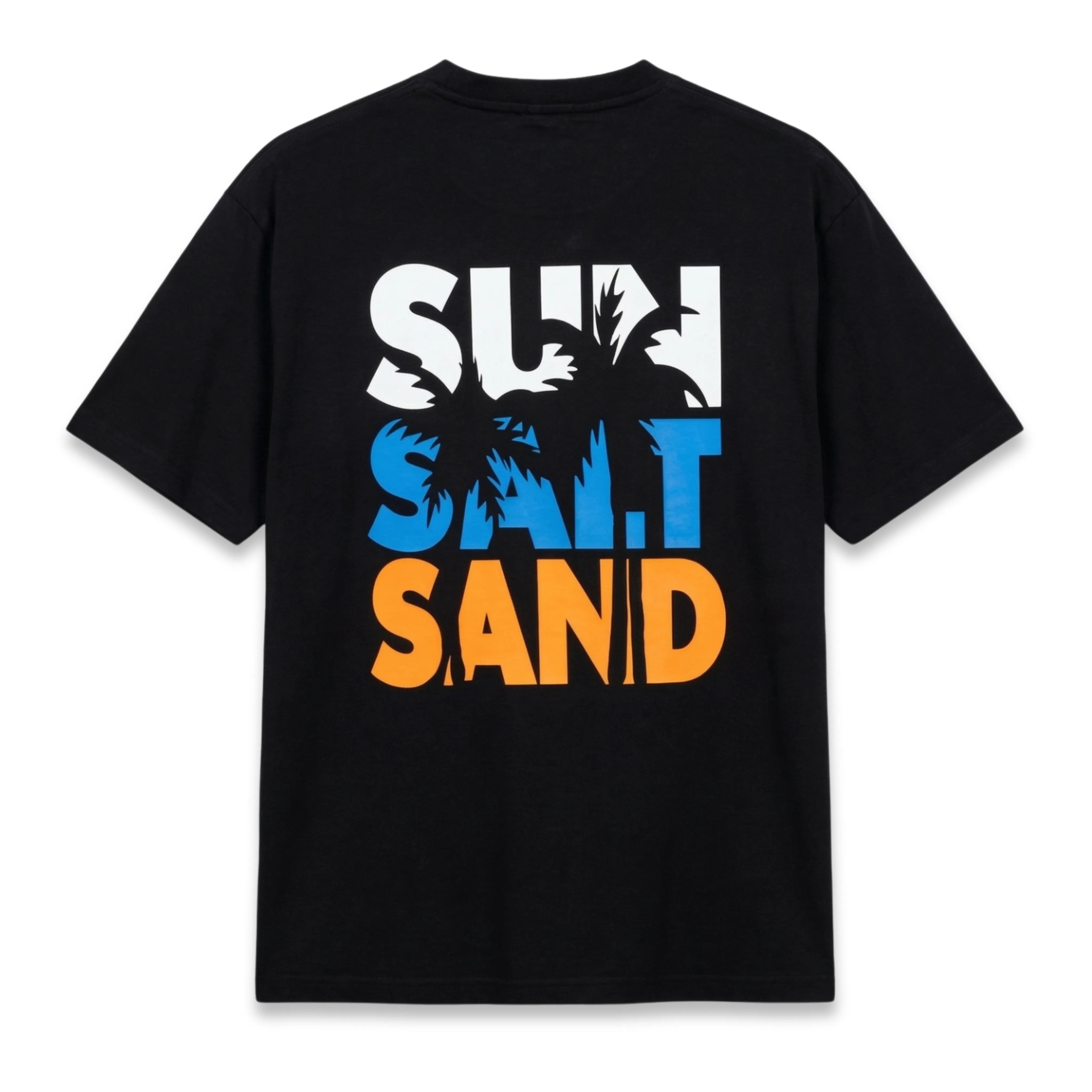 Sun - Oversize Printed Tee - Black