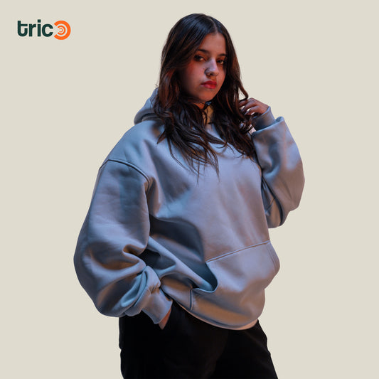 Oversize Hoodie - Baby Blue