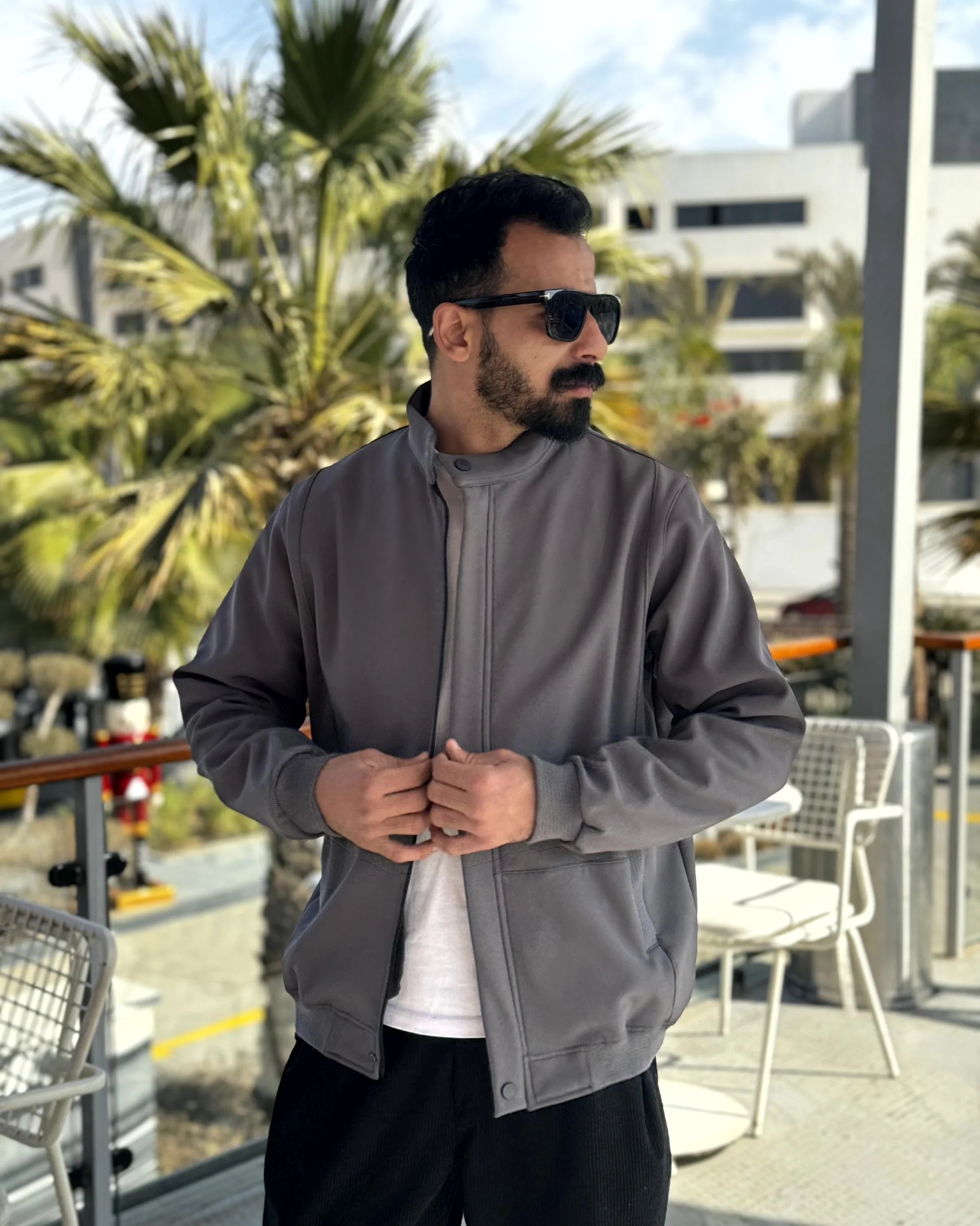 Basic Jacket - Gray