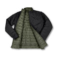 Double-Faced Waterproof Jacket - Pump Olive & Black