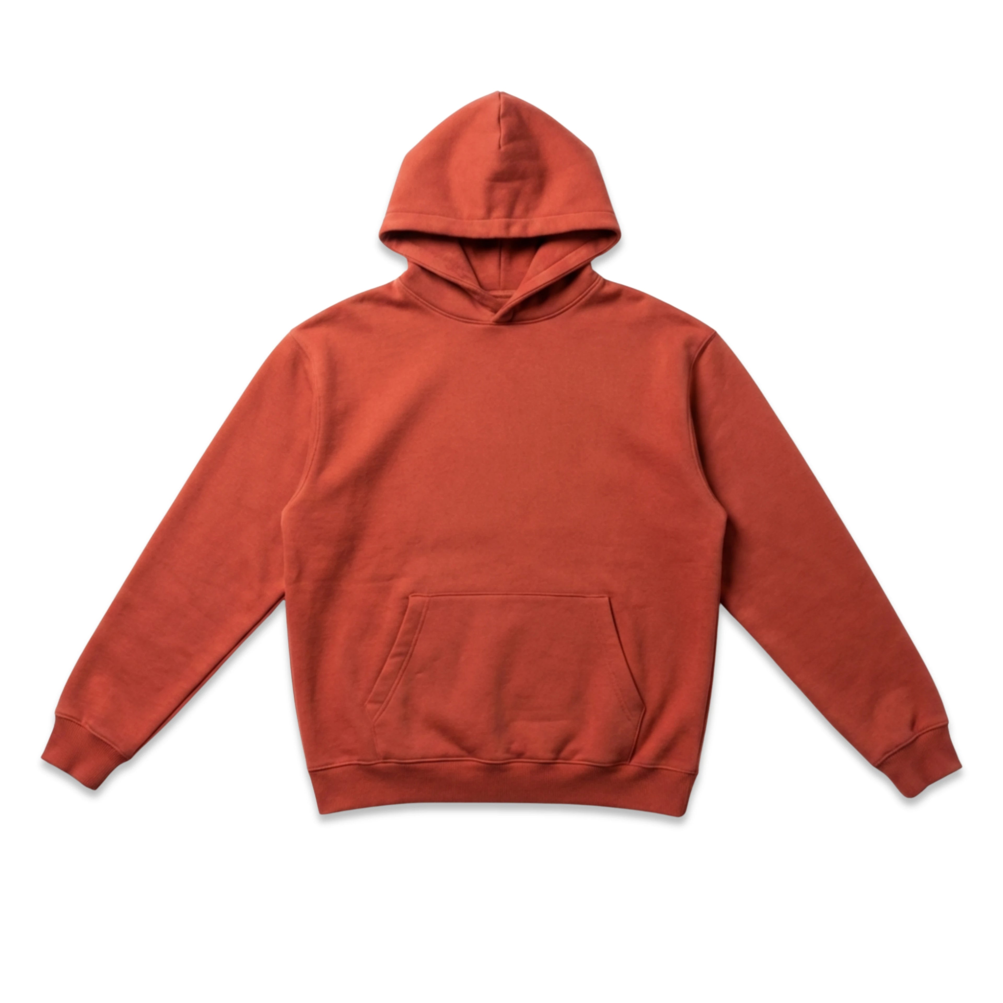 Oversize Hoodie - Brick Red