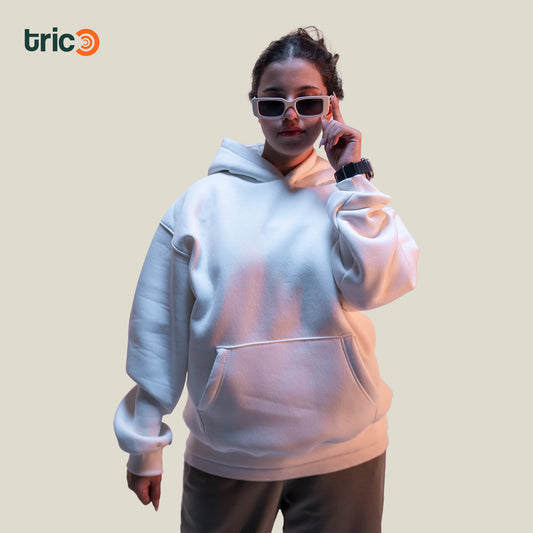 Oversize Hoodie - White