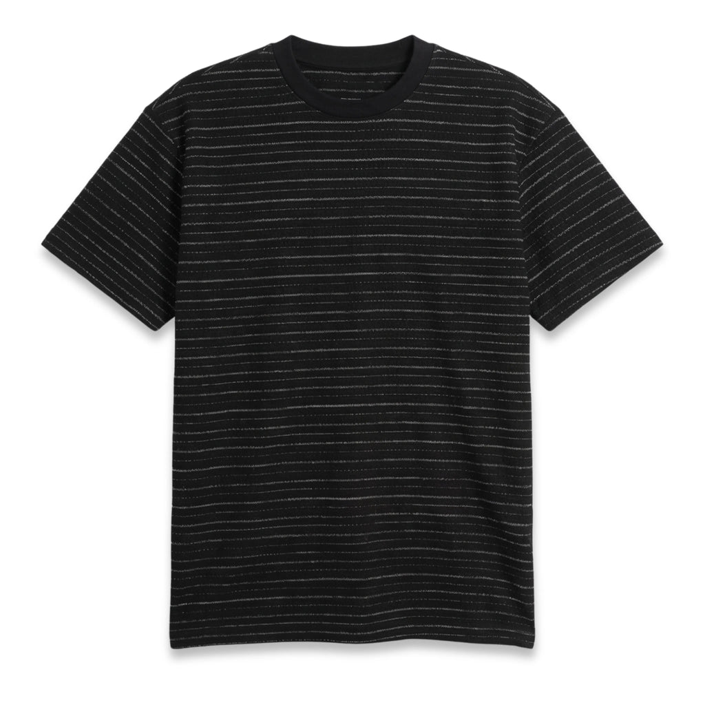 Black Striped T-Shirt - Relaxed Fit.