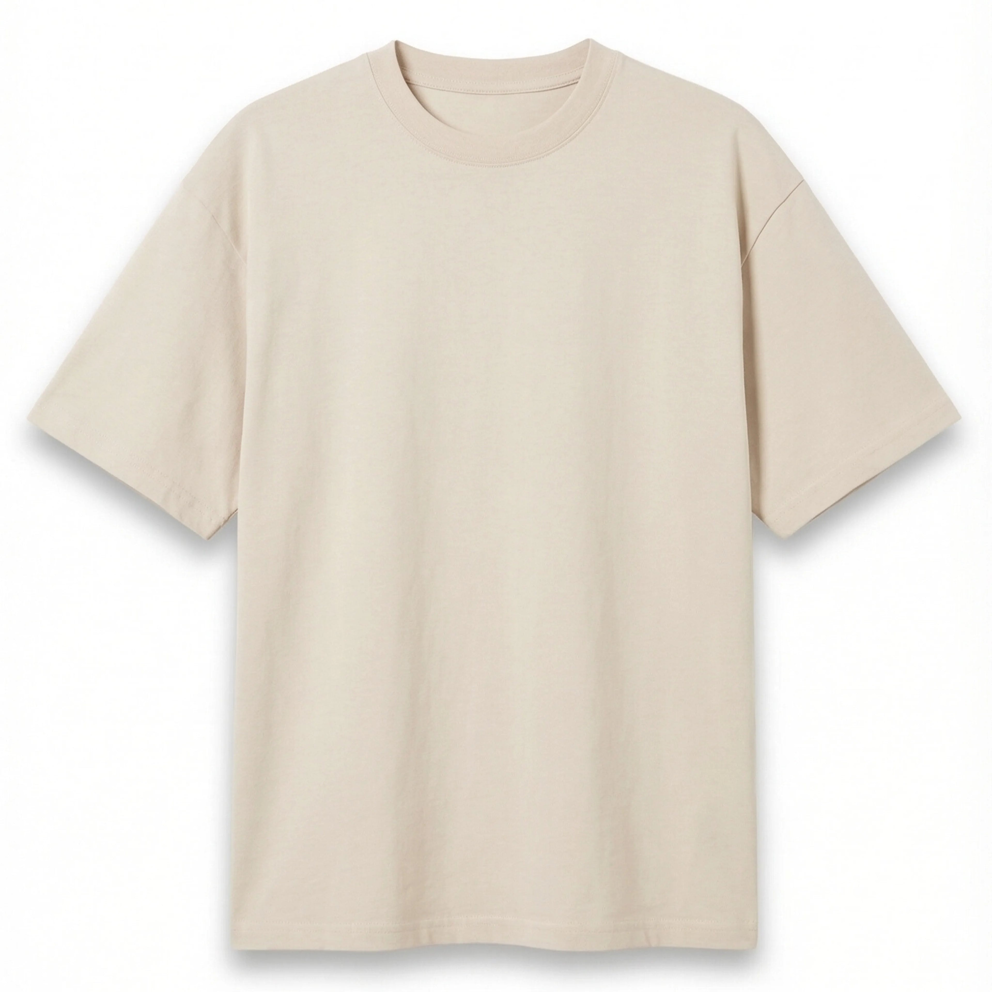 Basic Oversized Tee - Beige