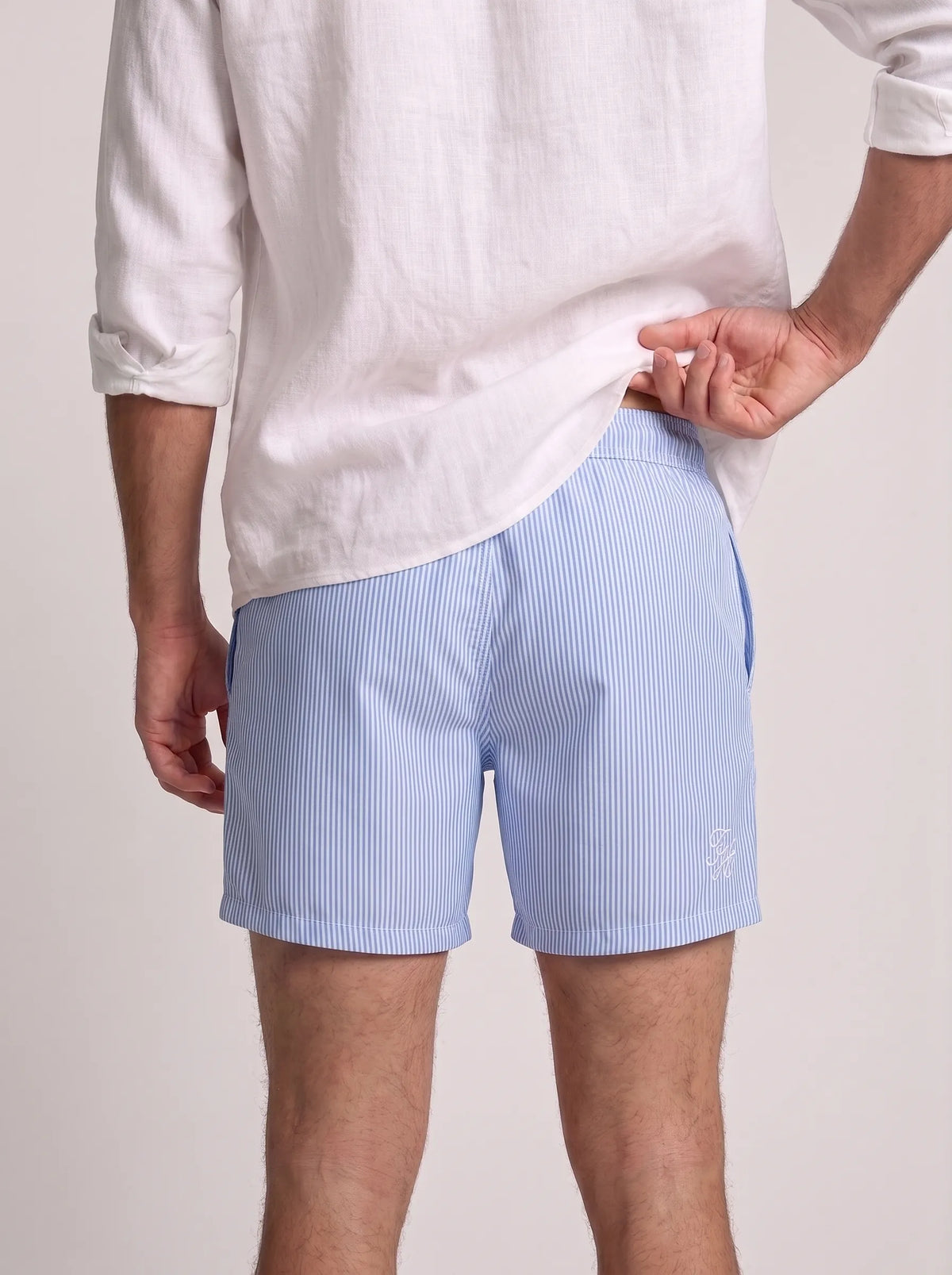 Swimshort – Sky Blue Stripes