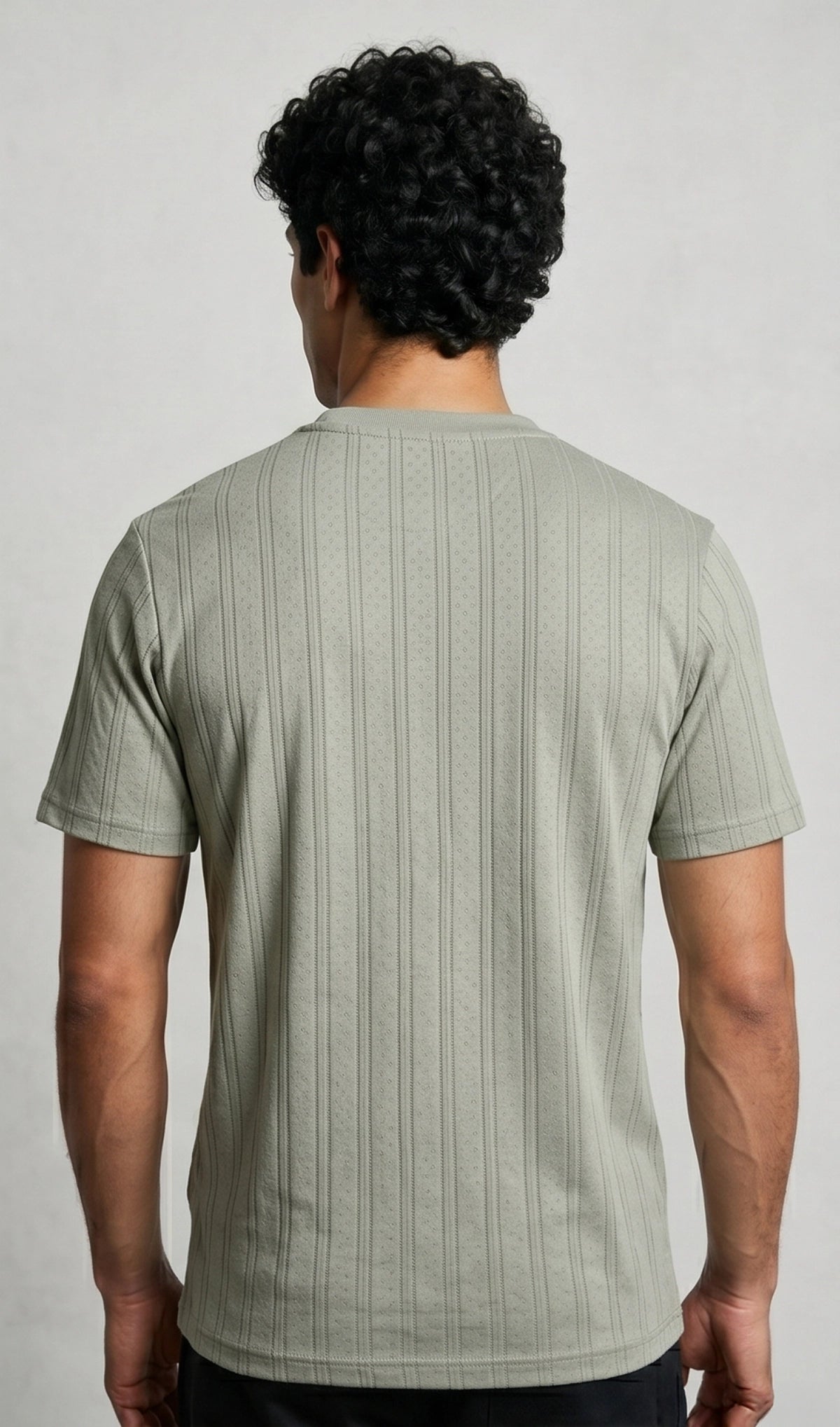 TriC Line Tee - Light Olive