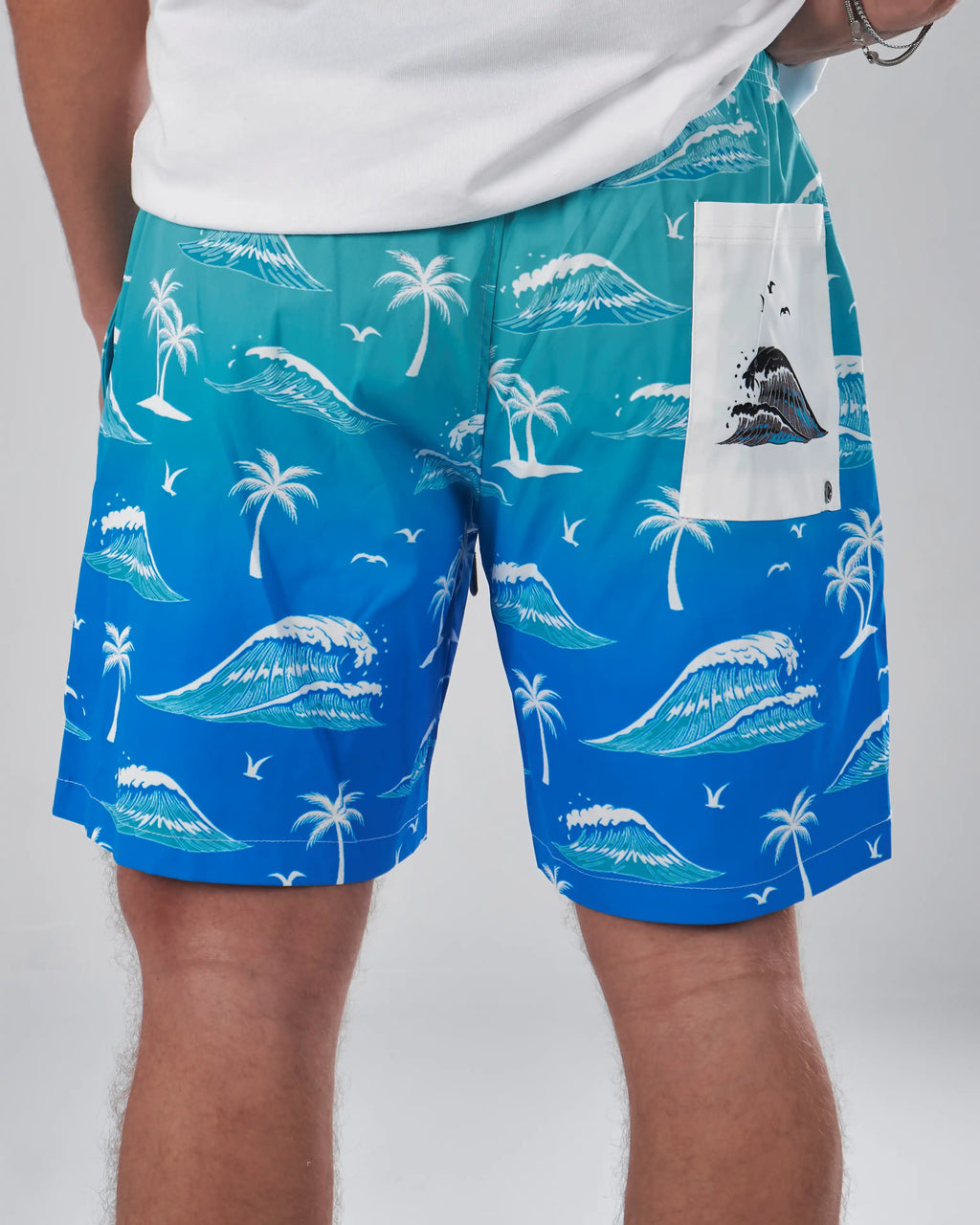 Swimshort – Island Waves Print