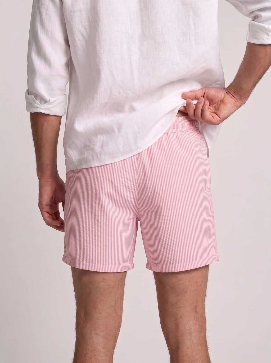 Swimshort – Red Pink Stripes