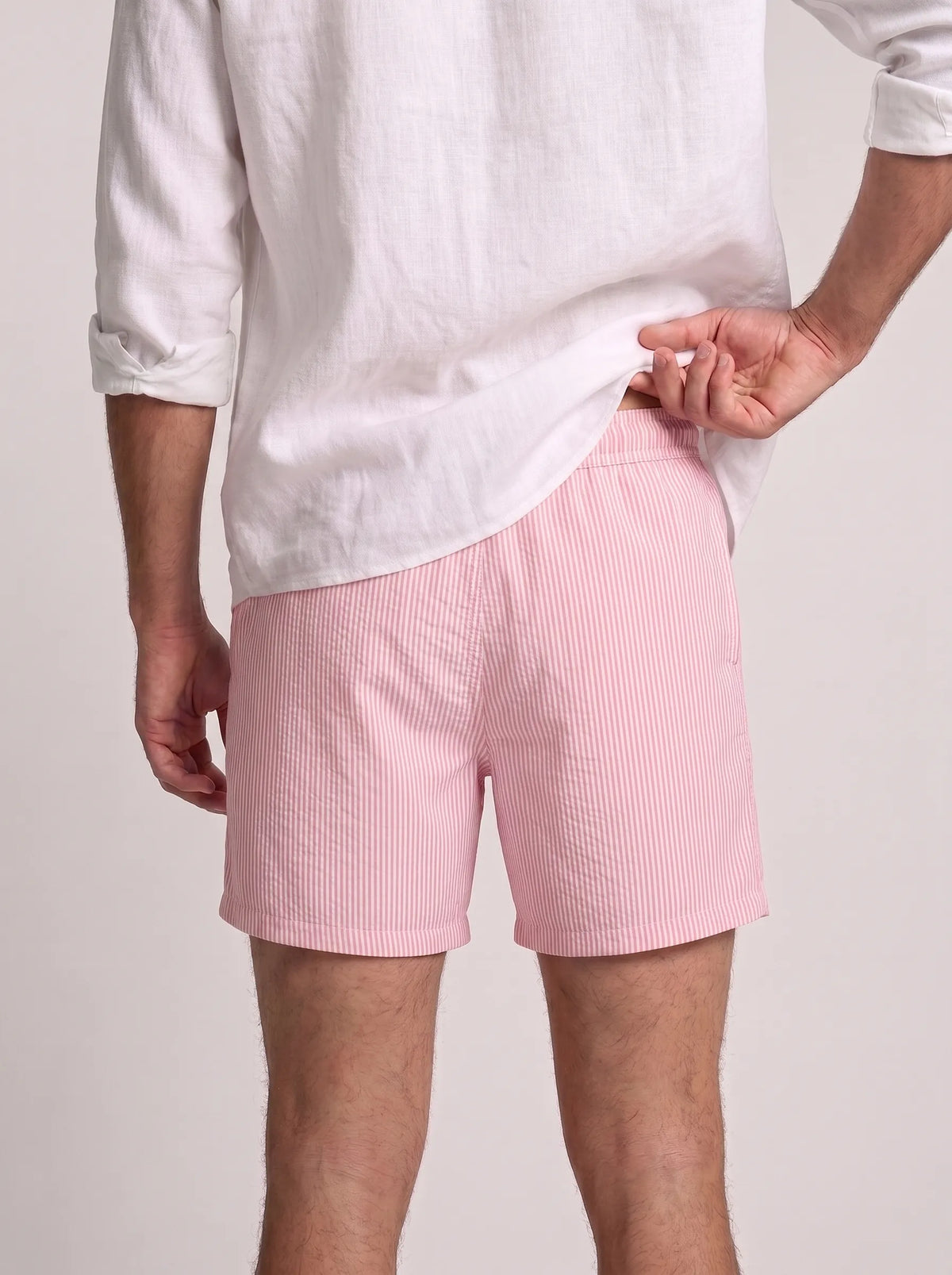 Swimshort – Red Pink Stripes