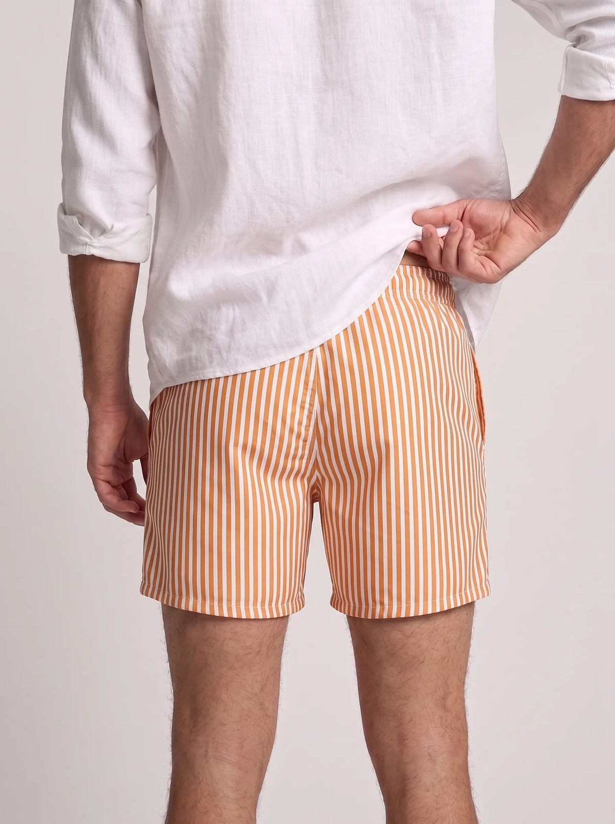 Swimshort – Orange Riviera Stripes