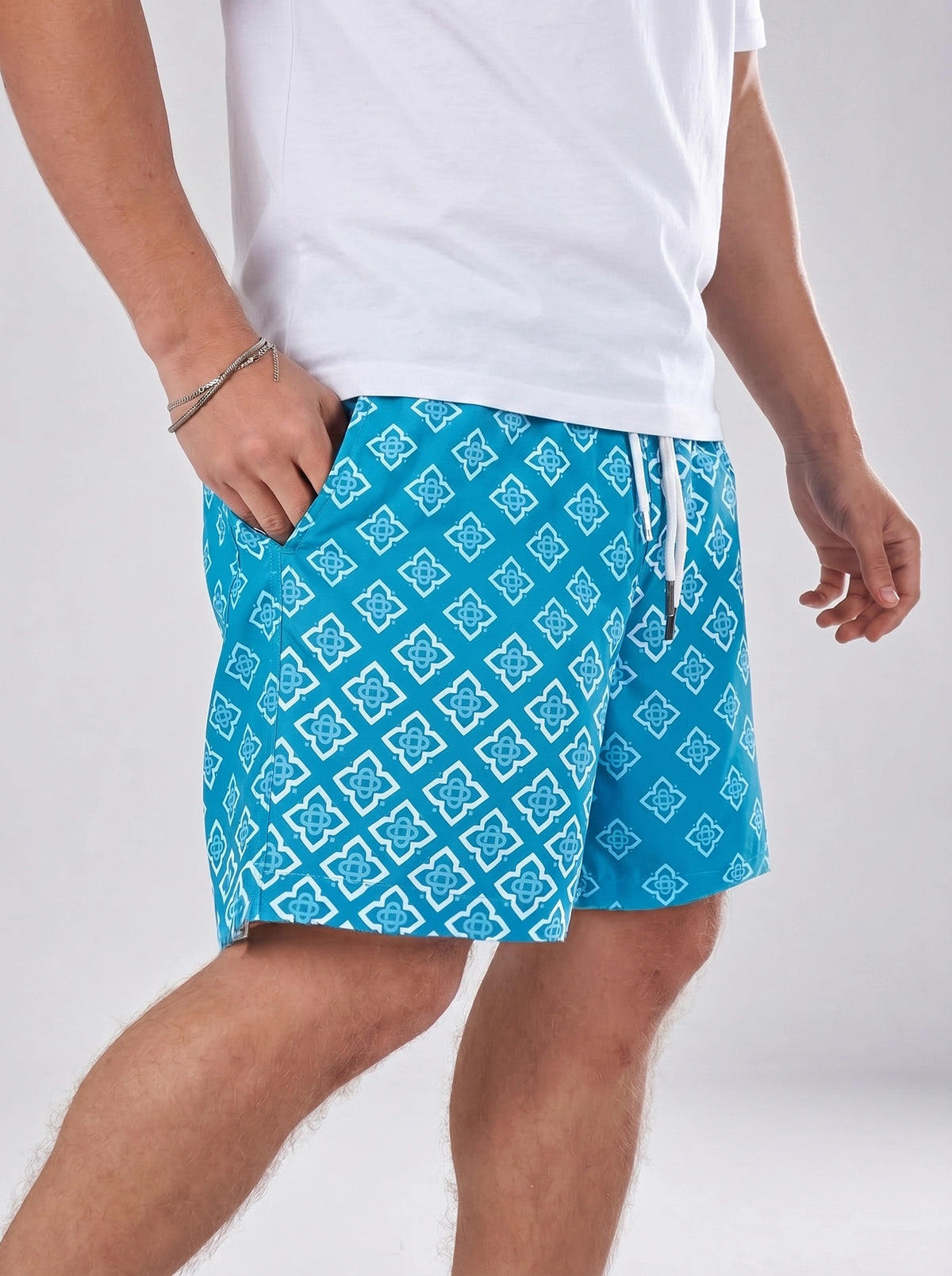 Swimshort – Mediterranean Tile Sky Blue