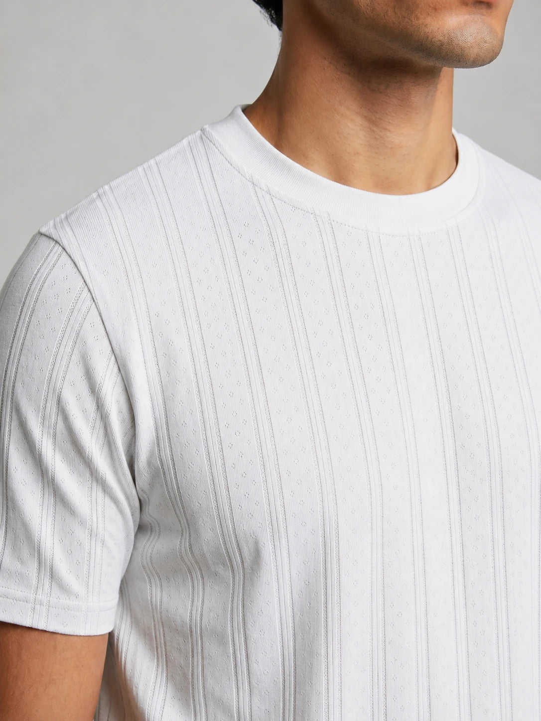 TriC Line Tee - White