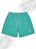 Swimshort – Green Stripes