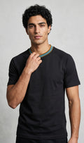 TriC Signature Rib Tee - Black