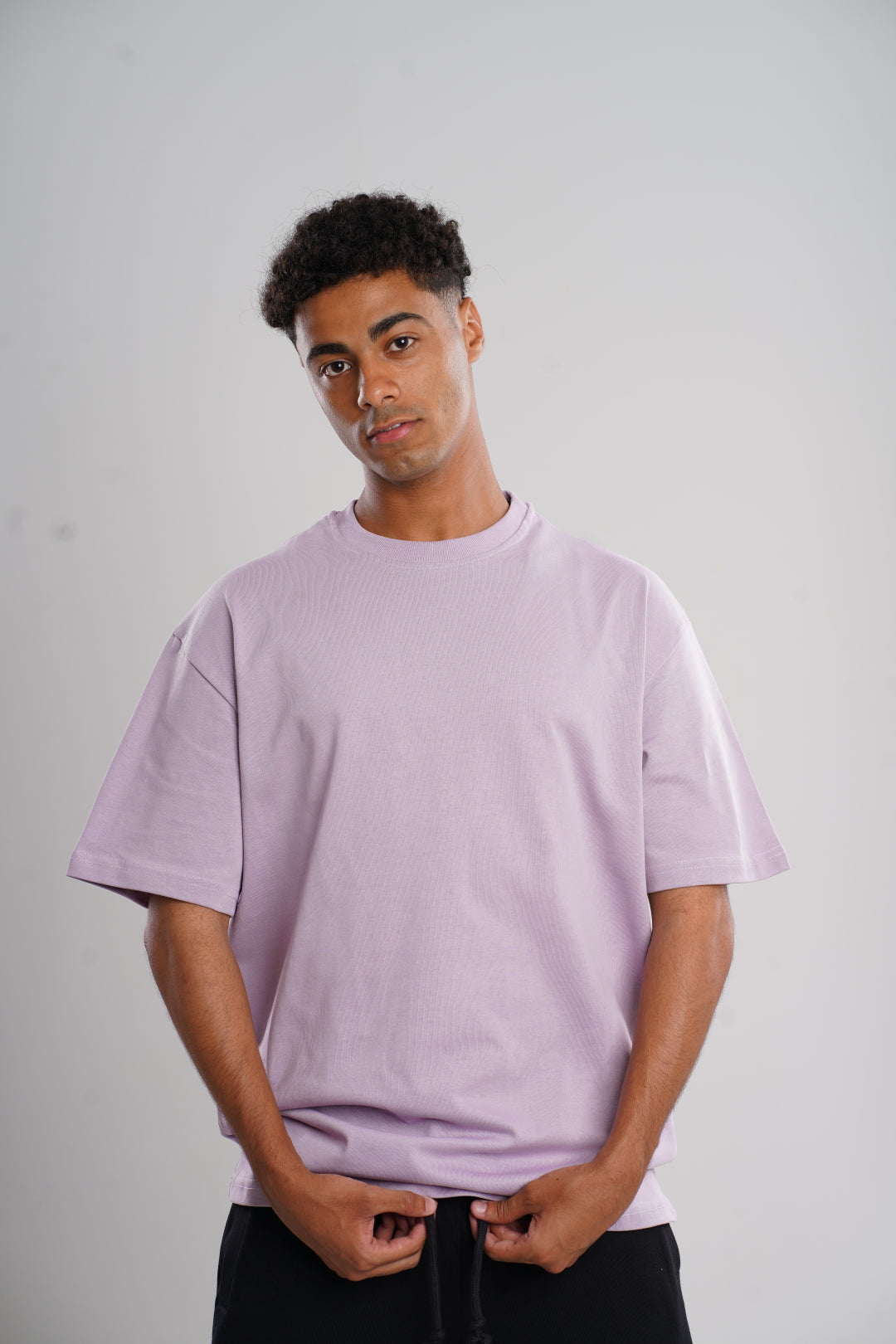 Basic Oversized Tee - Purple