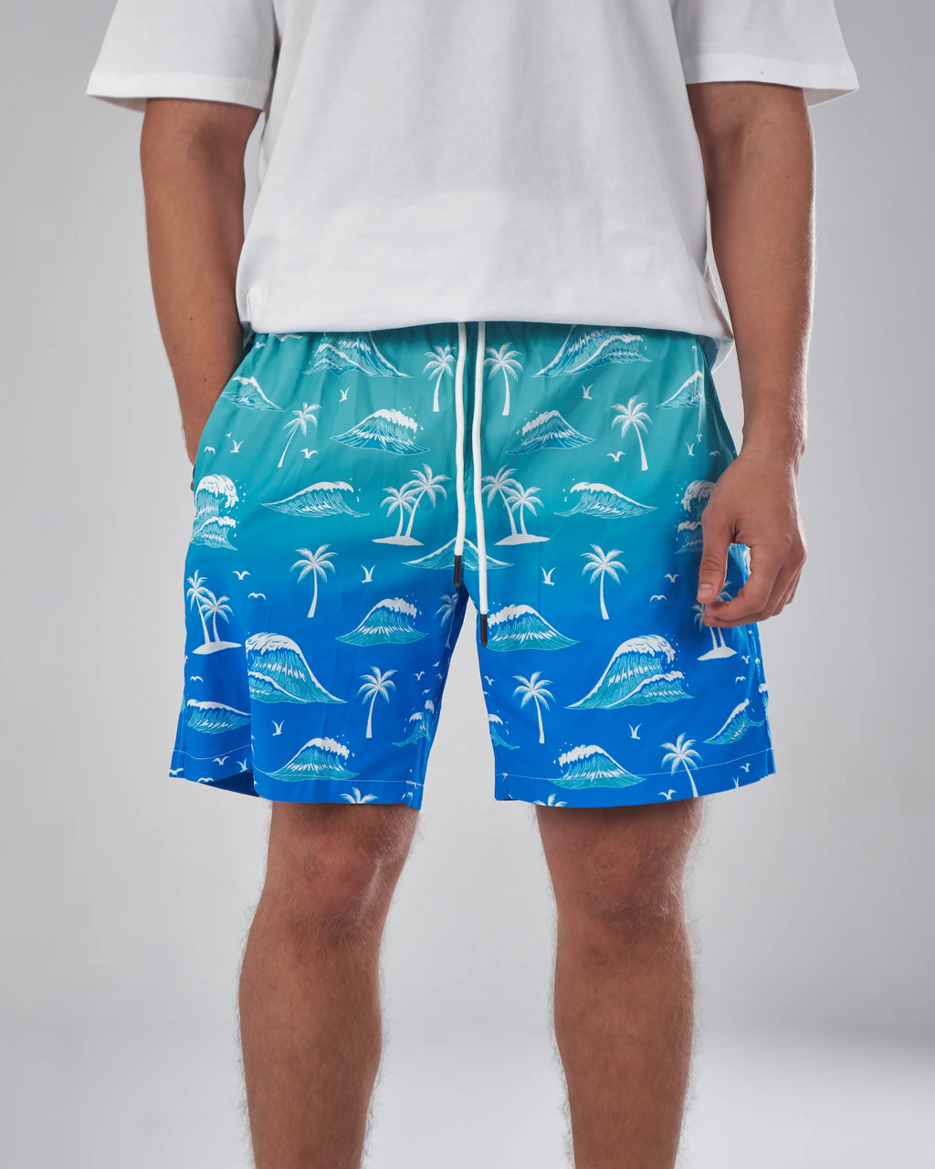 Swimshort – Island Waves Print