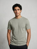 TriC Line Tee - Light Olive