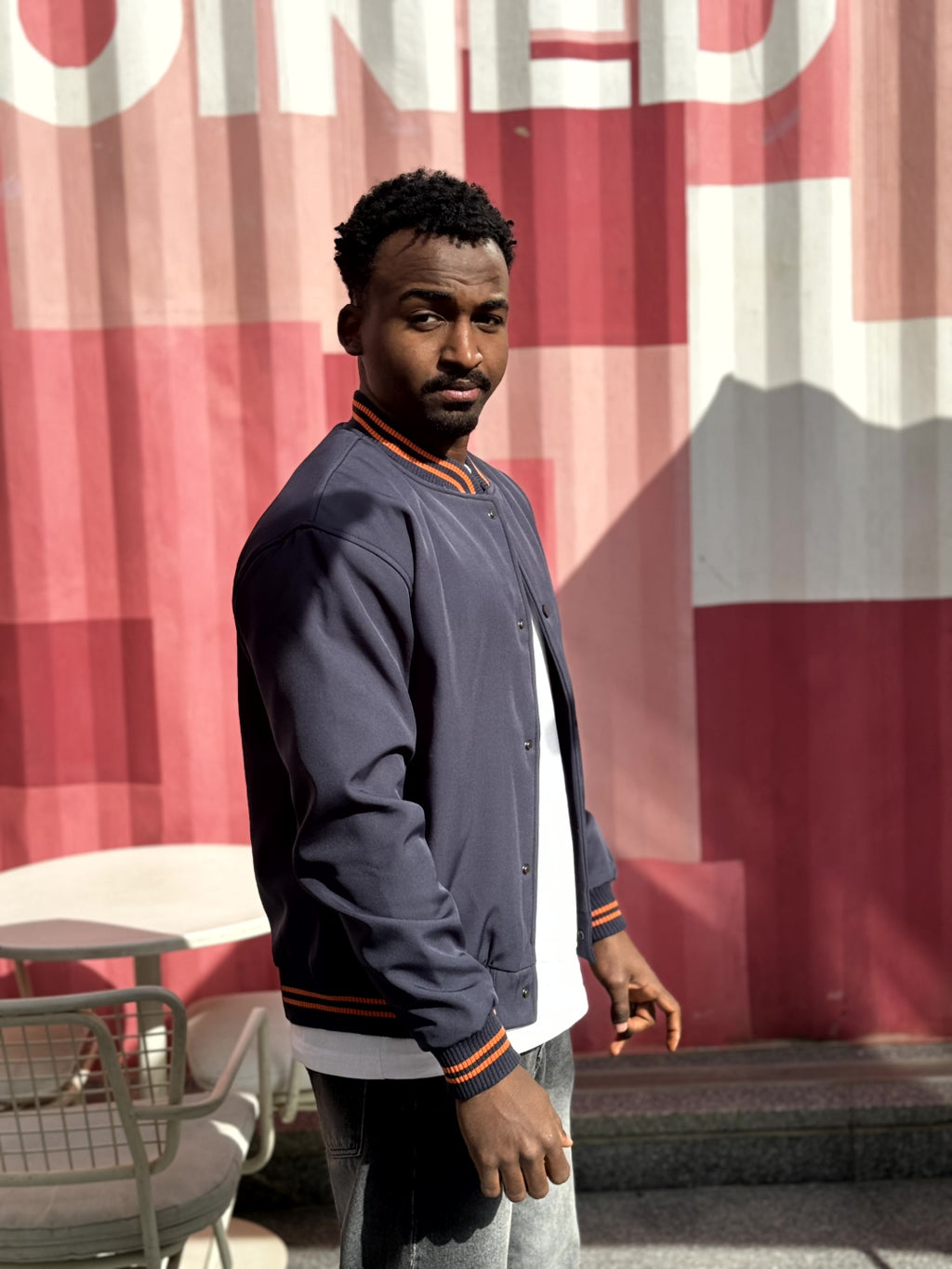 Baseball Jacket - Navy