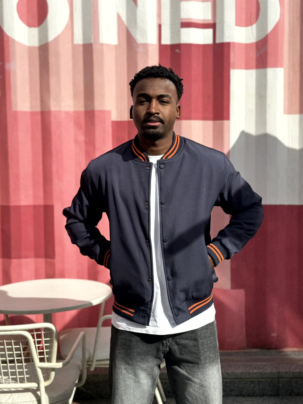 Baseball Jacket - Navy