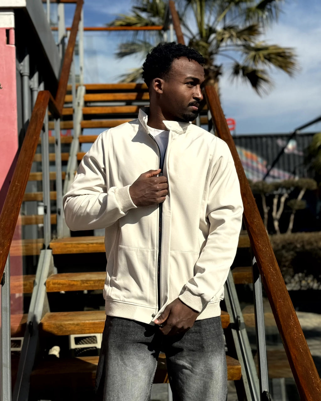 Basic Jacket - Beige