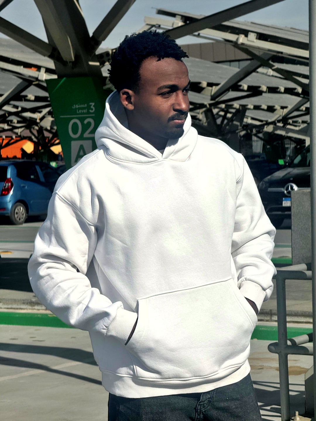 Oversize Hoodie - White