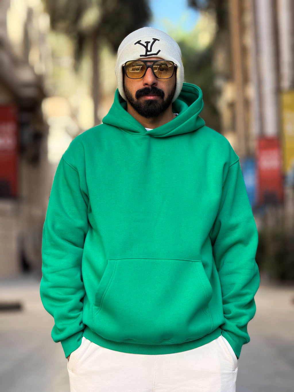 Oversize Hoodie - Green