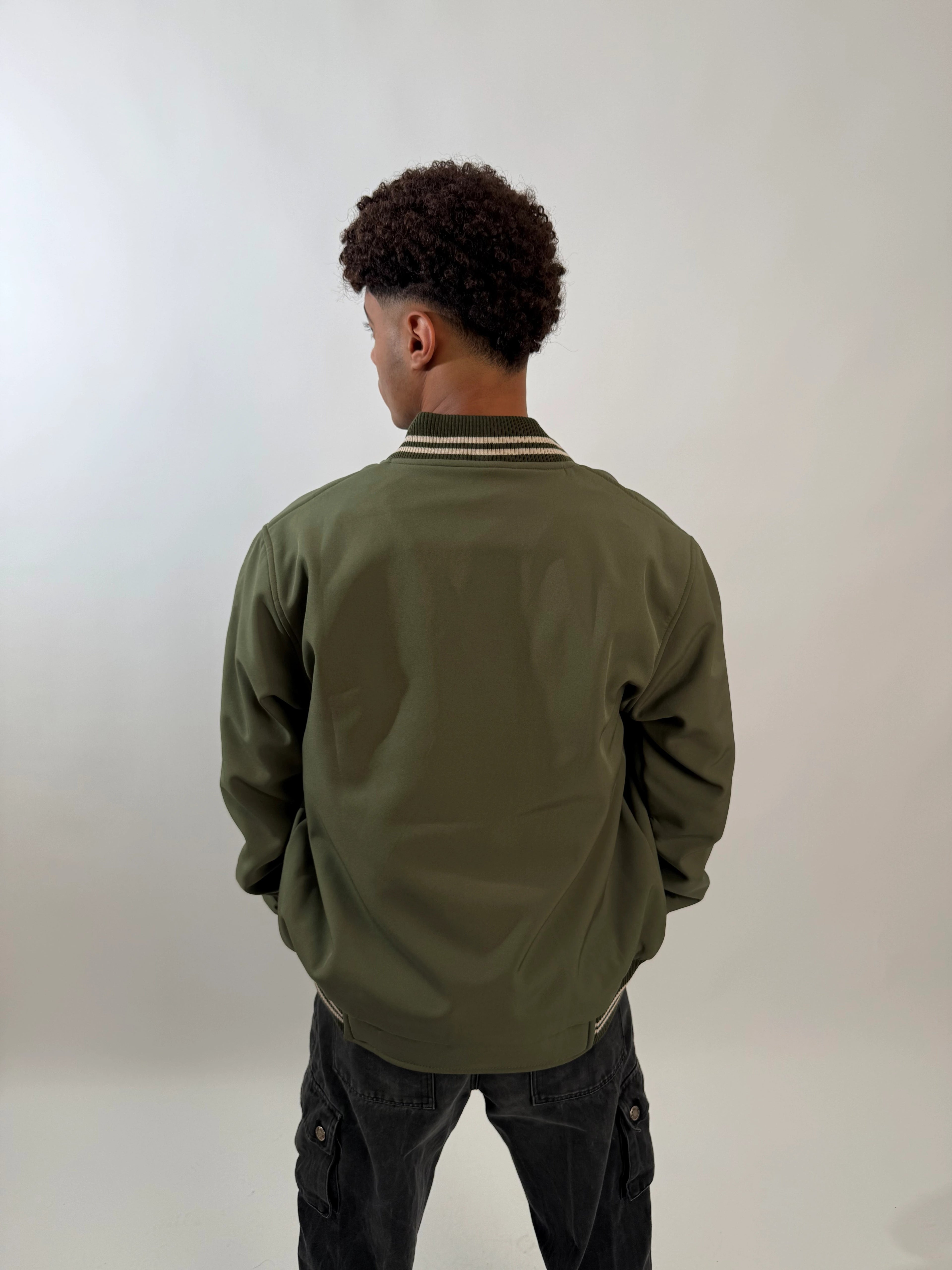Baseball Jacket - Olive