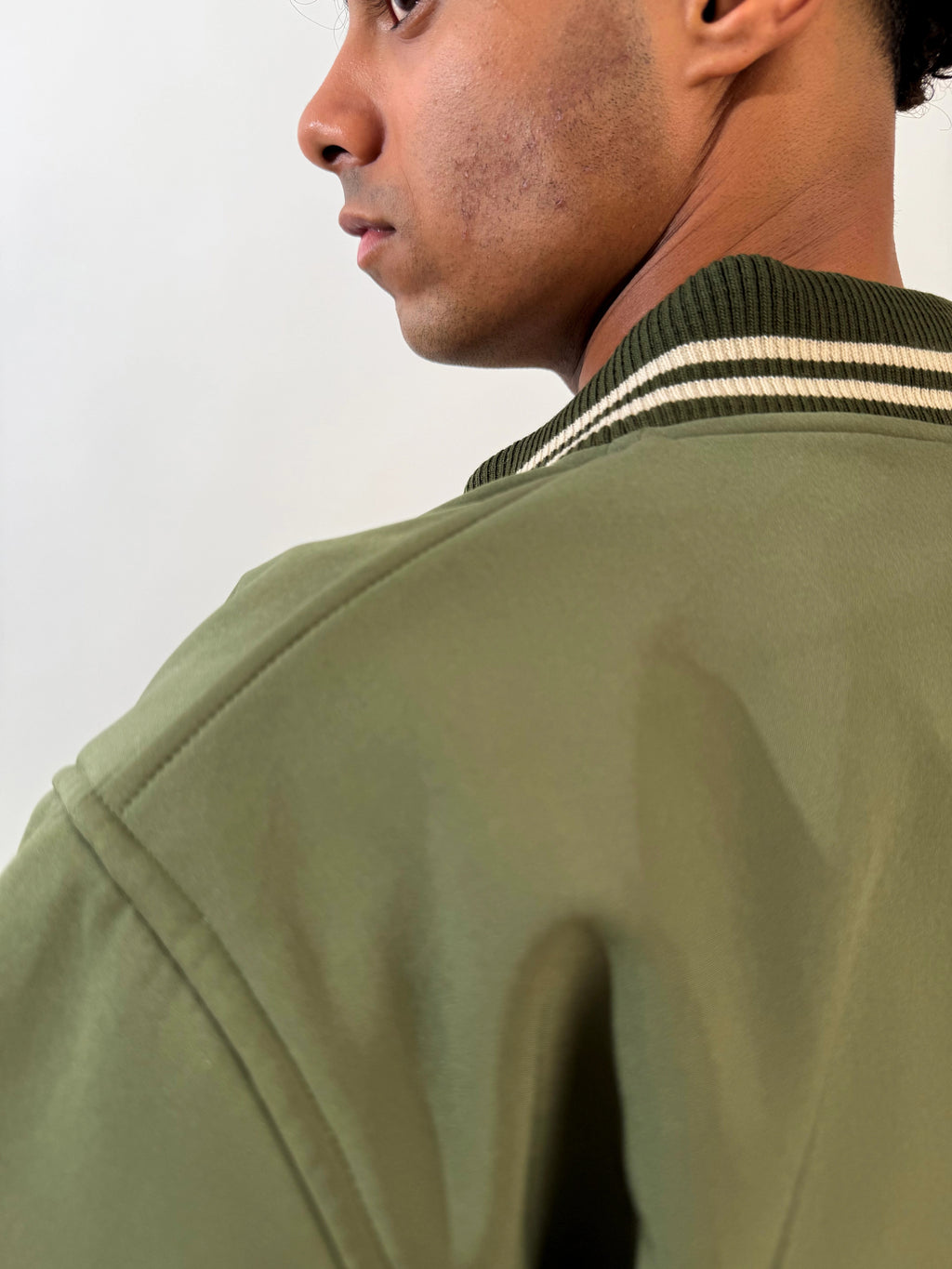 Baseball Jacket - Olive