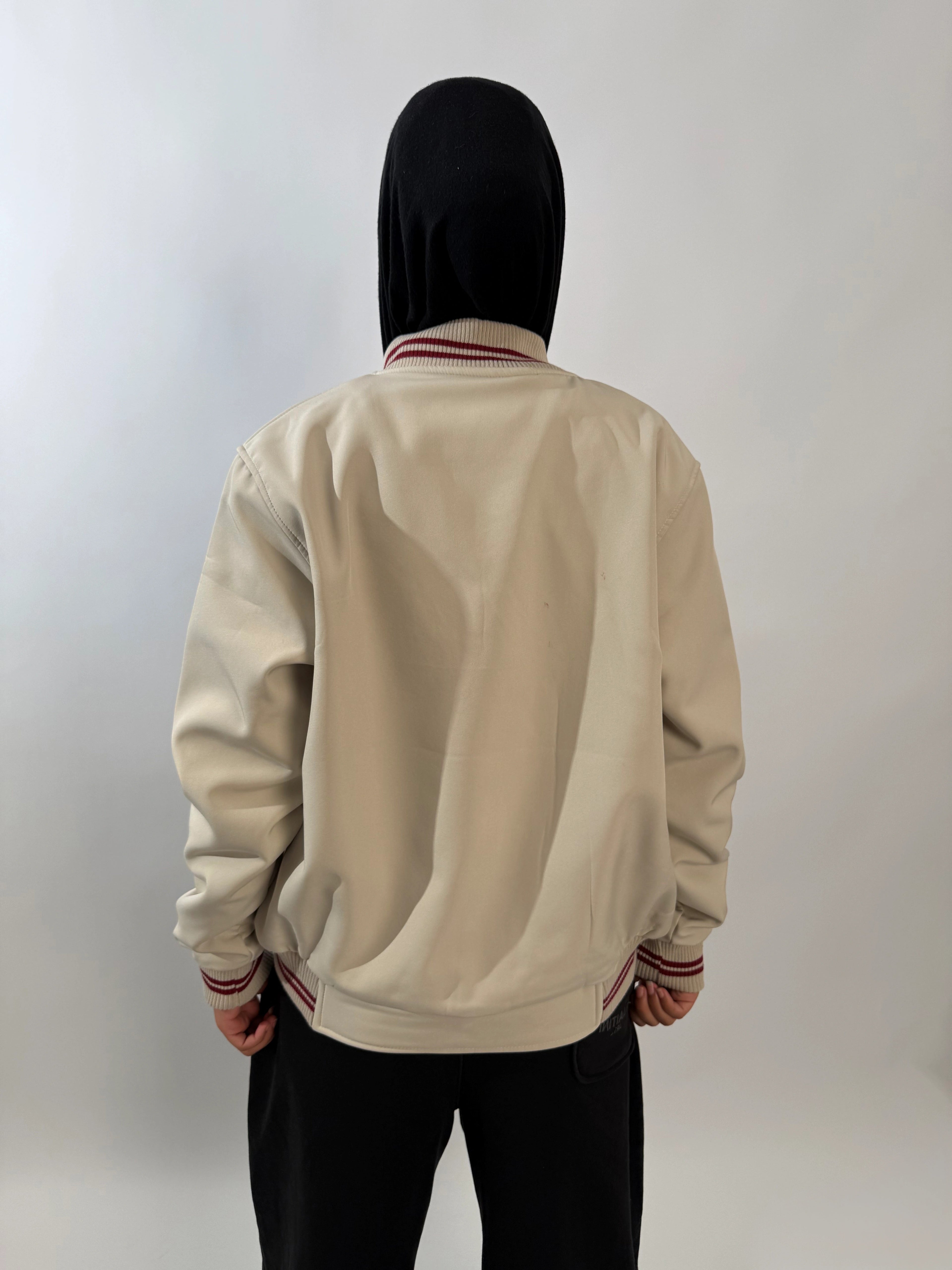Baseball Jacket - Beige
