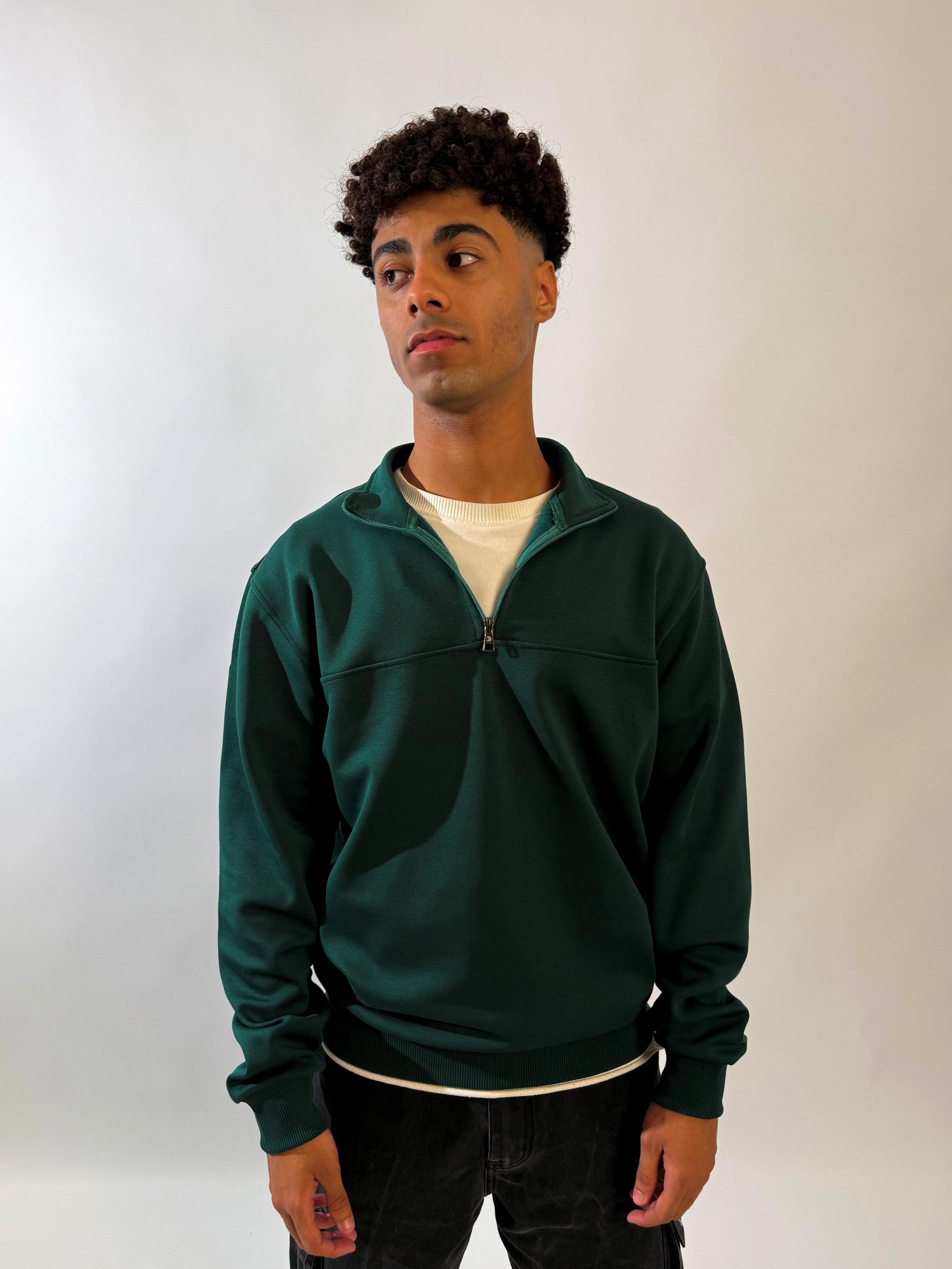 Sweater Half Zipper - GenZary