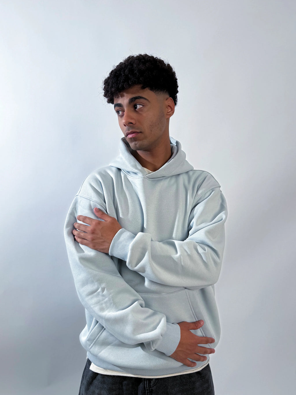 Oversize Hoodie - Baby Blue