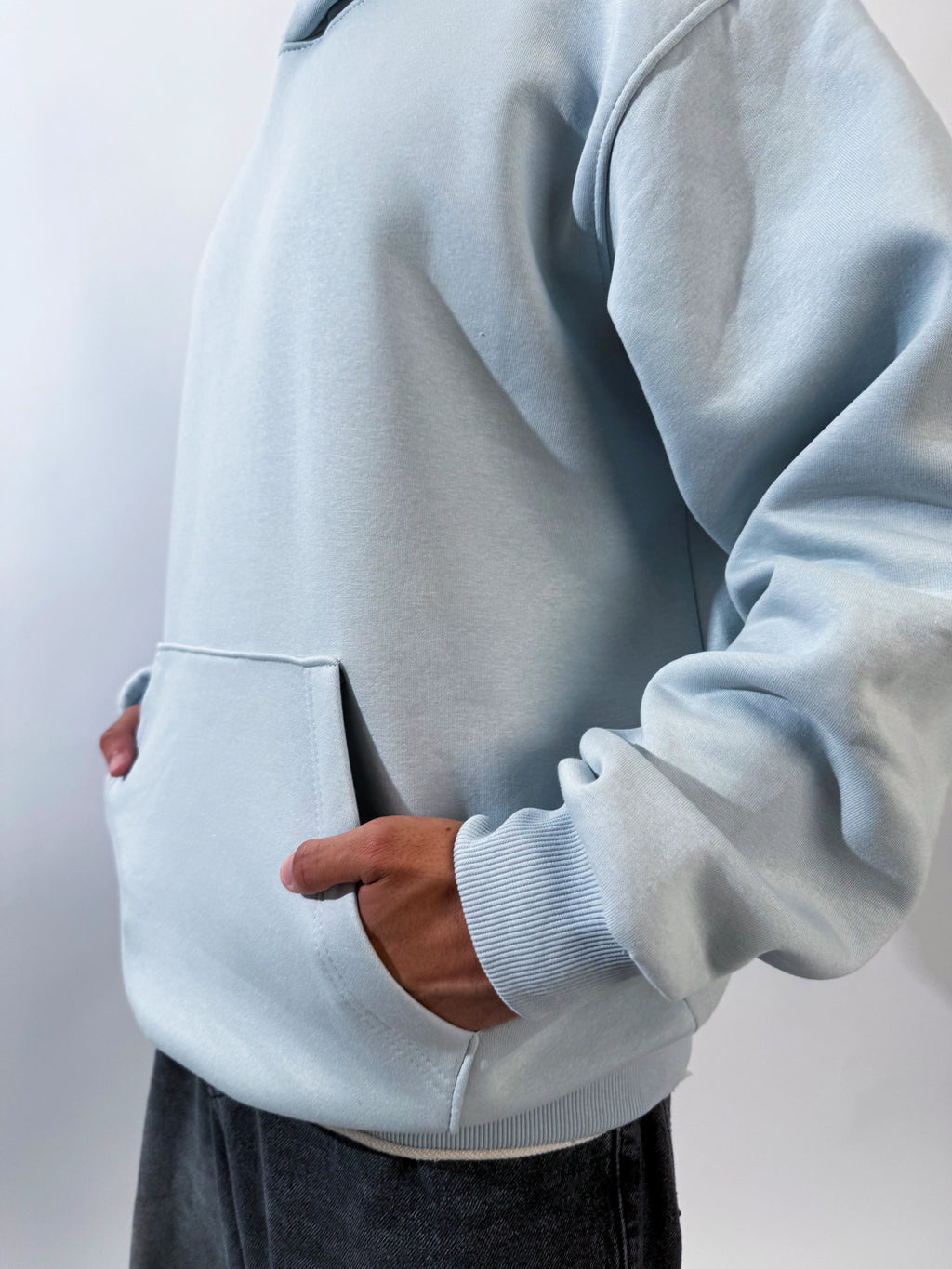 Oversize Hoodie - Baby Blue