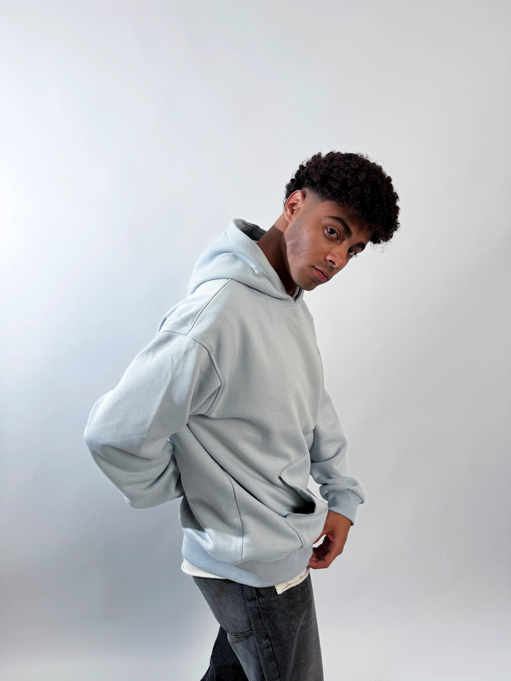 Oversize Hoodie - Baby Blue