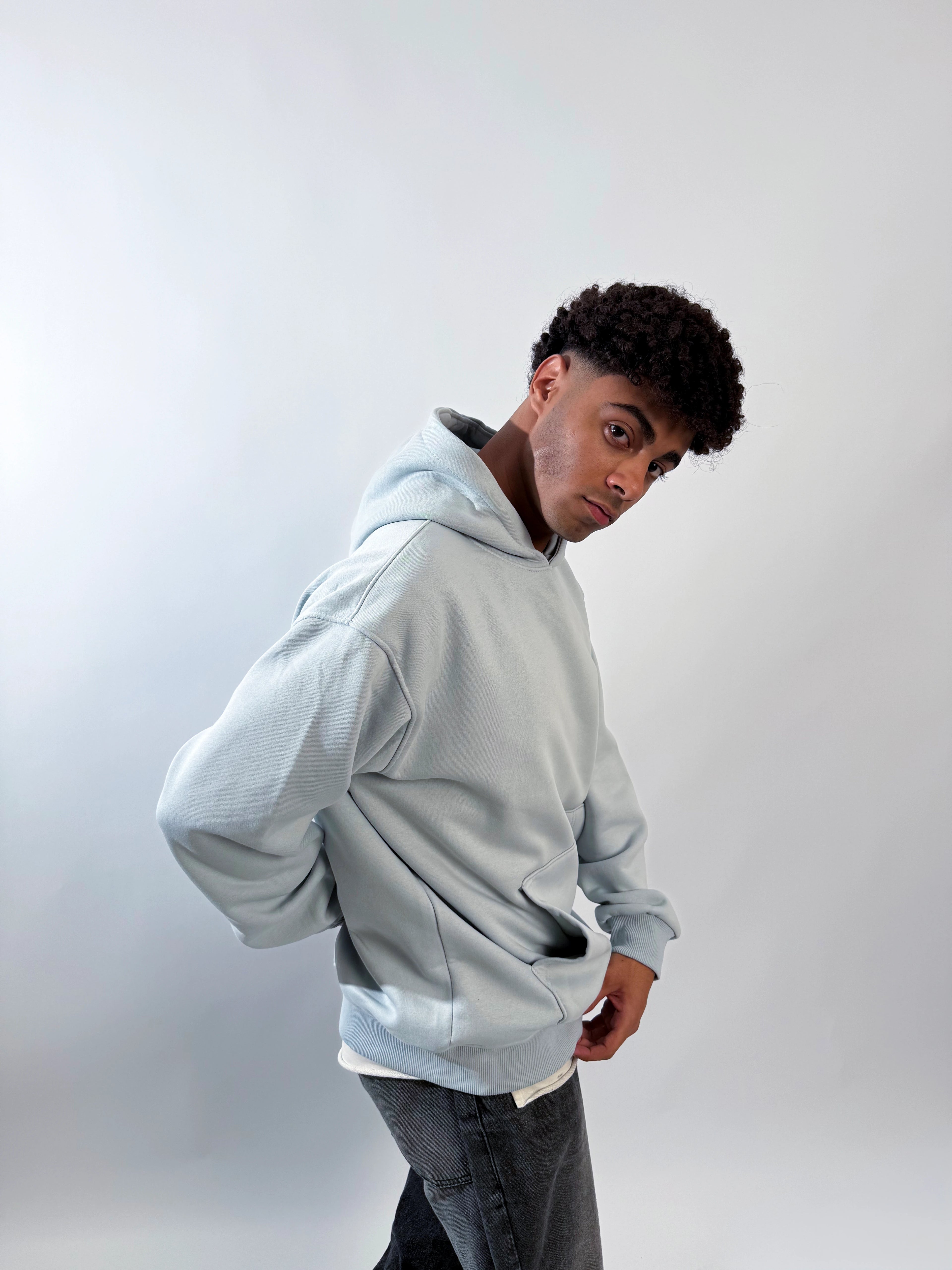 Oversize Hoodie - Baby Blue