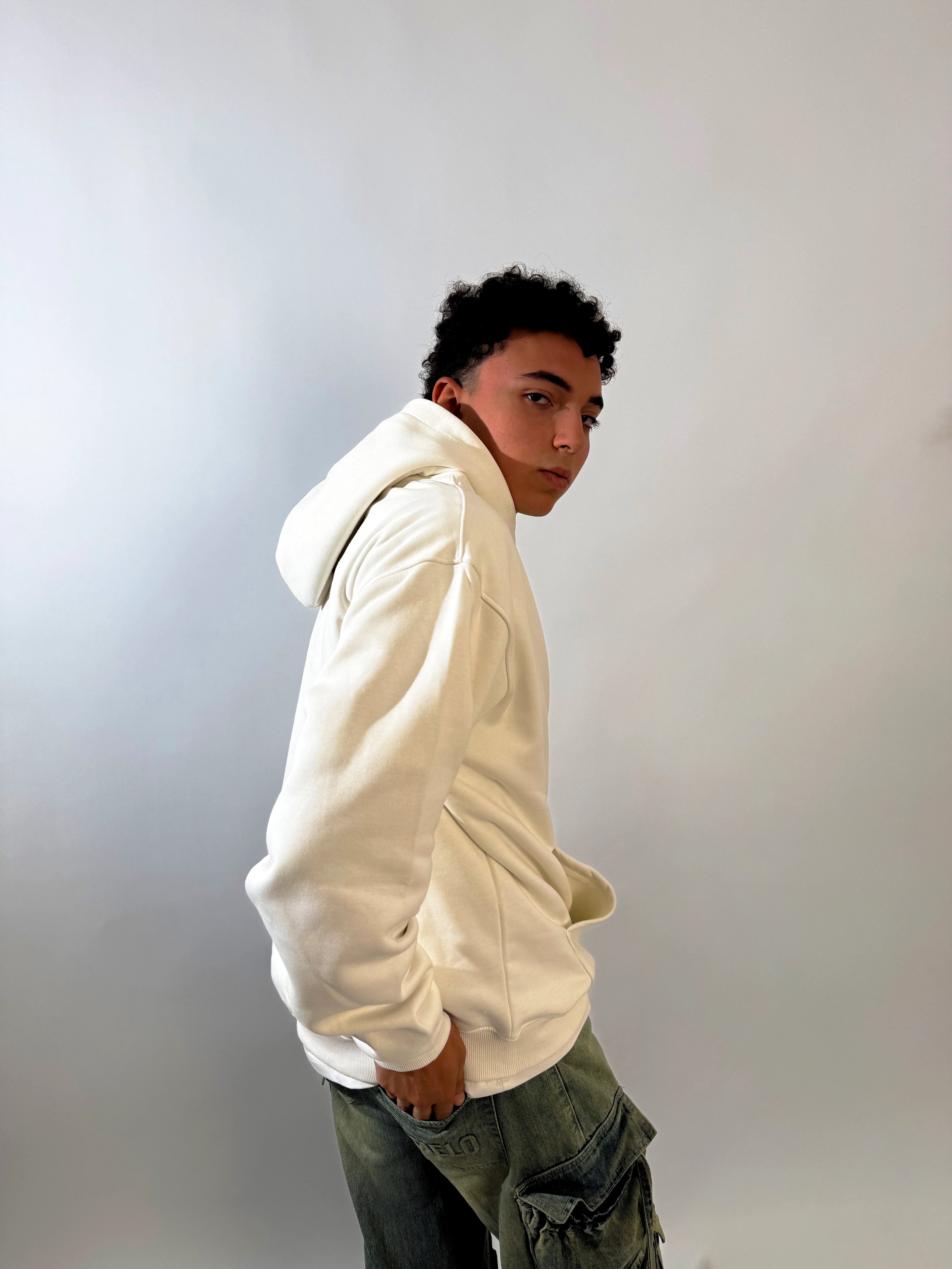 Oversize Hoodie - White