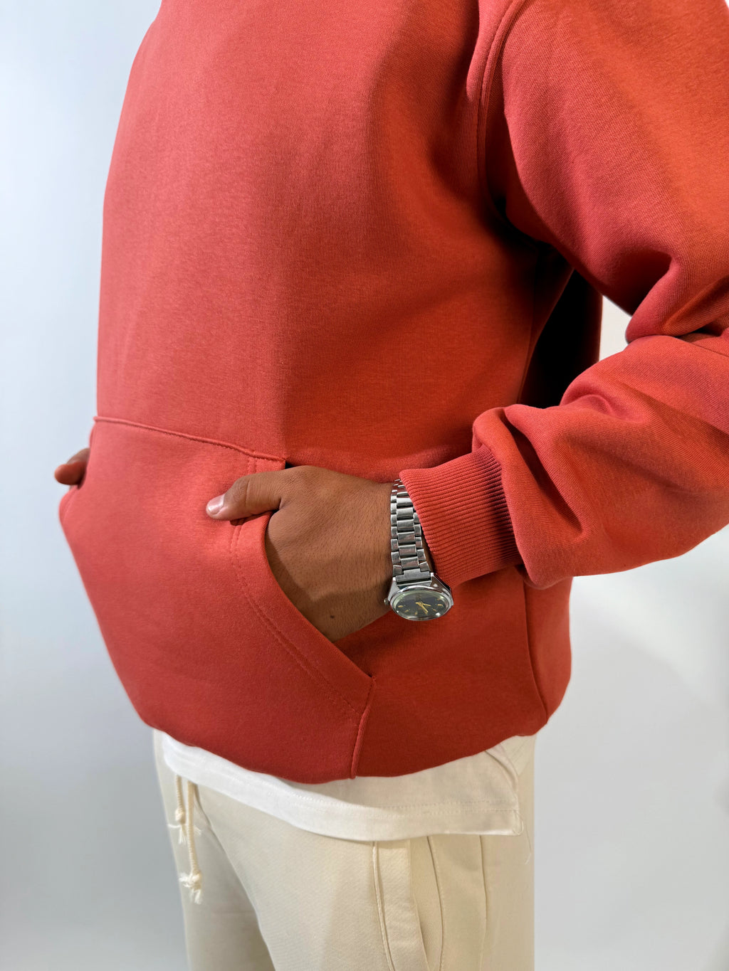 Oversize Hoodie - Brick Red