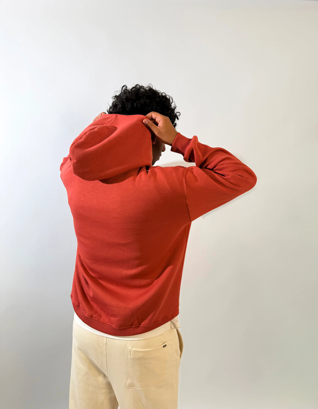 Oversize Hoodie - Brick Red