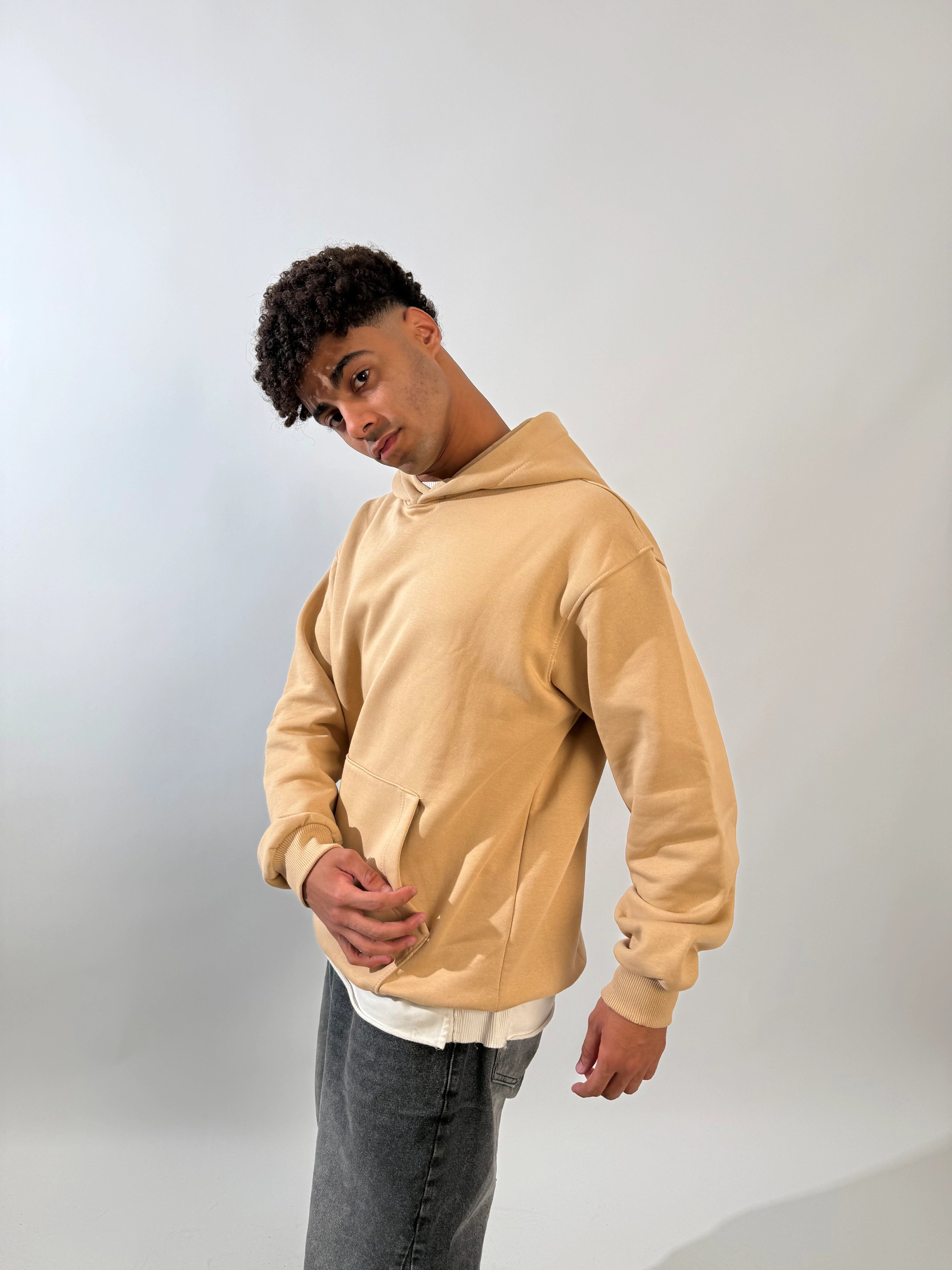 Oversize Hoodie - Beige