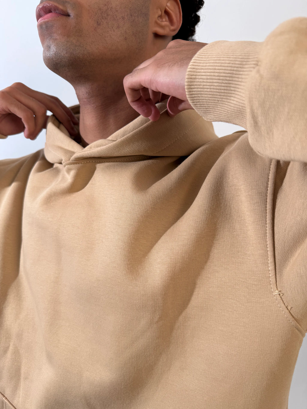 Oversize Hoodie - Beige