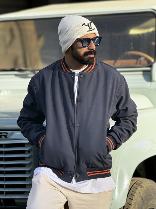 Baseball Jacket - Navy