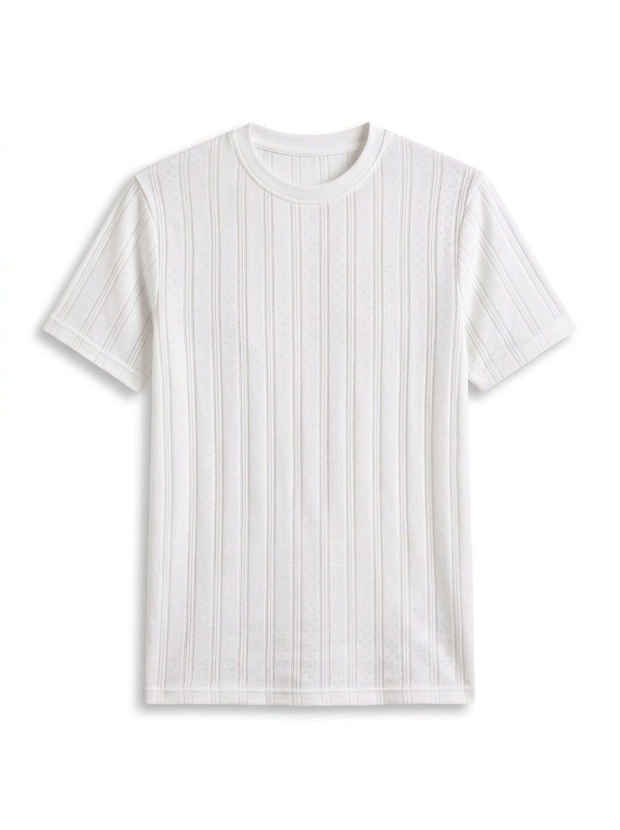TriC Line Tee - White